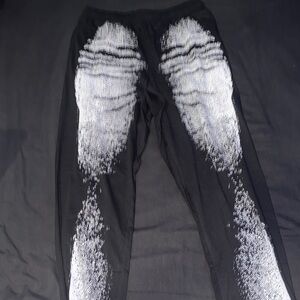 Printed Jean relaxed lounge pants
